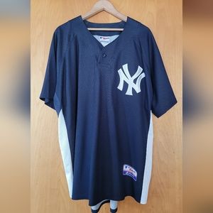 Authentic Majestic New York Yankees Batting Practice Jersey - #18 XL circa. 2010